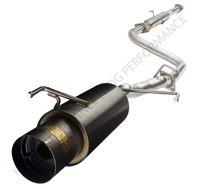 4/" MUFFLER TIP RACING CATBACK EXHAUST SYSTEM 92-96 HONDA PRELUDE BB H23A1 F22A1