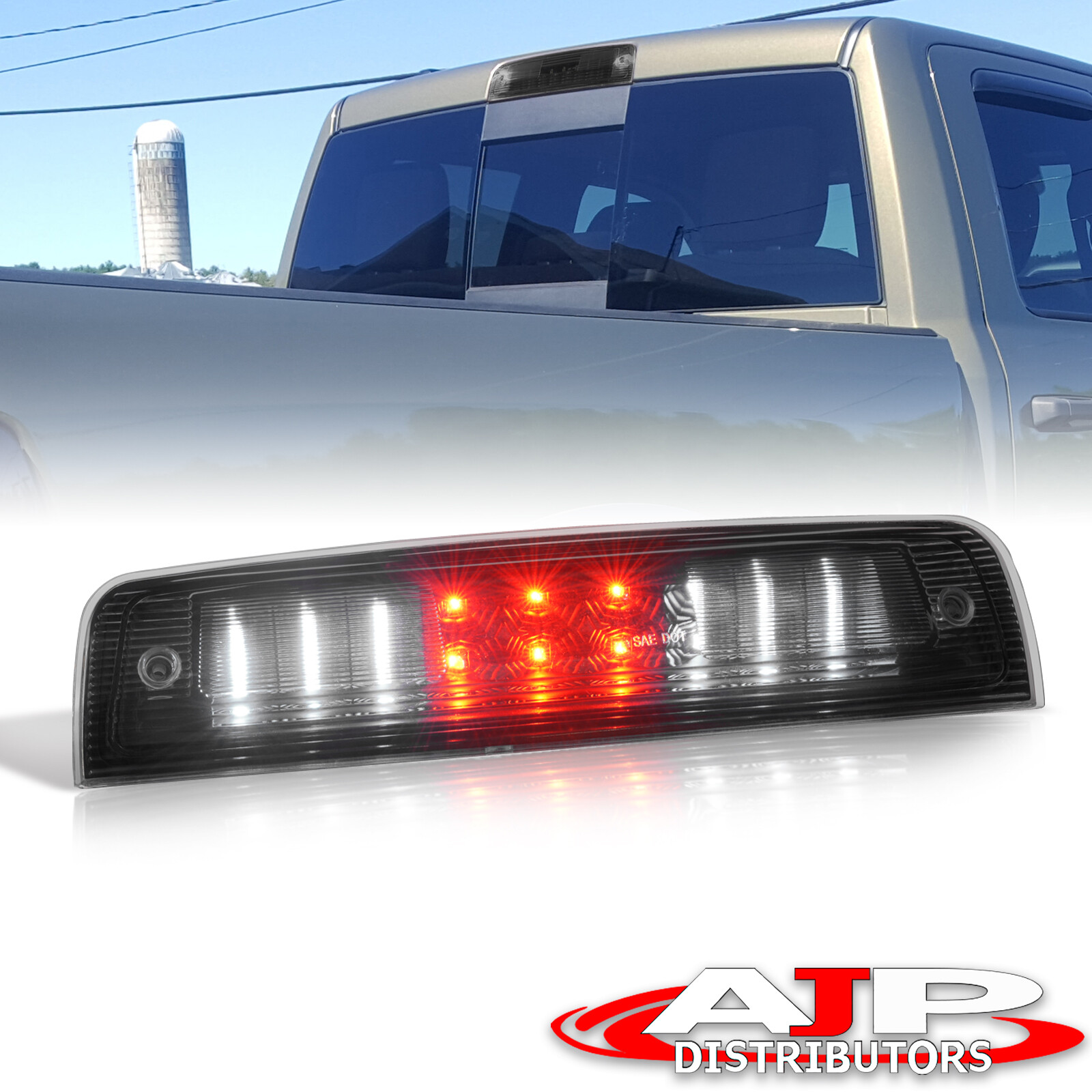 Black LED Cargo 3RD Brake Light Stop Lamp For 2009-2019 Dodge Ram 1500 Classic | eBay 2019 Ram 1500 Led 3rd Brake Light