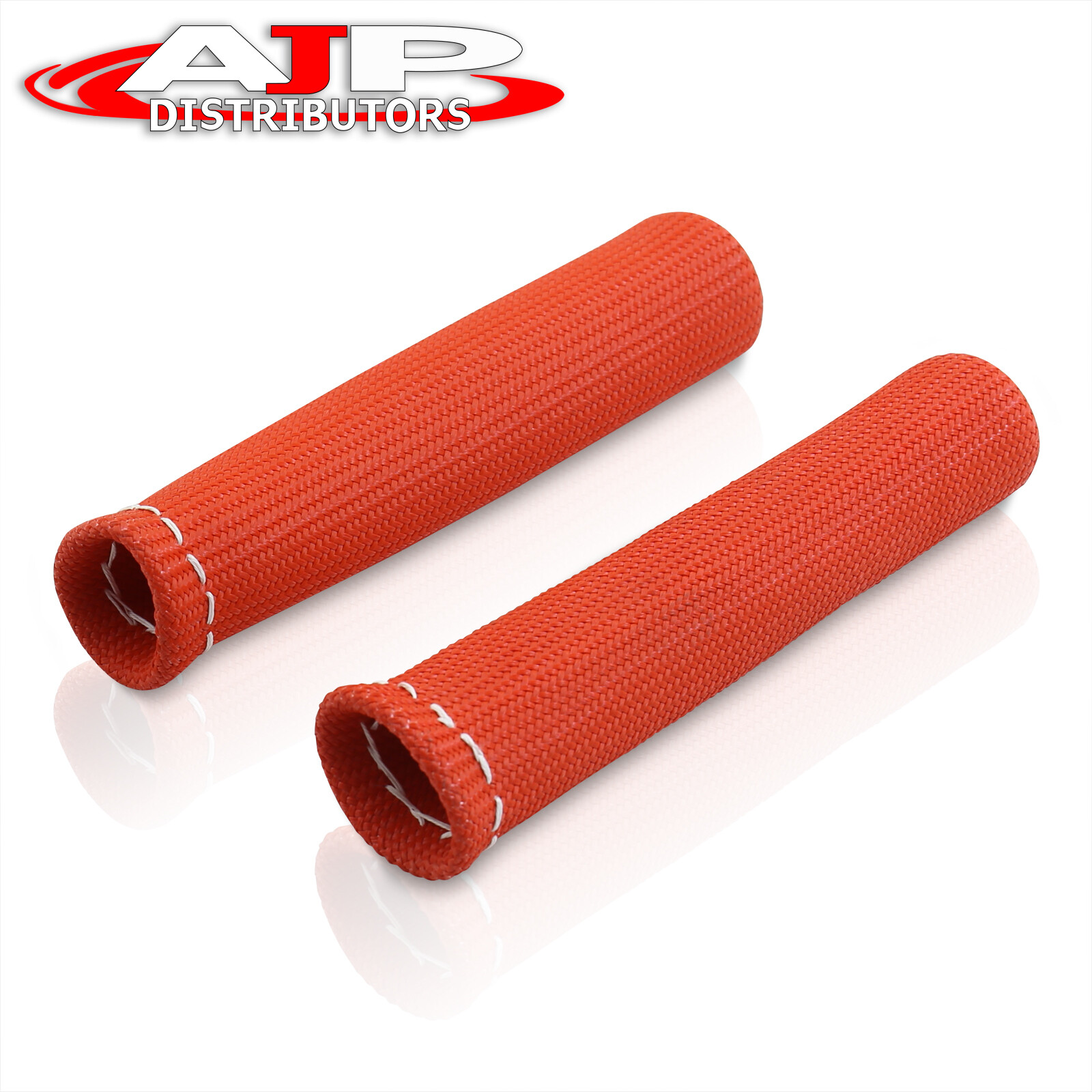 For Audi 1200° Thermal Spark Plug Wire Heat Shield Sleeve V6 V8 Boot Kit Red
