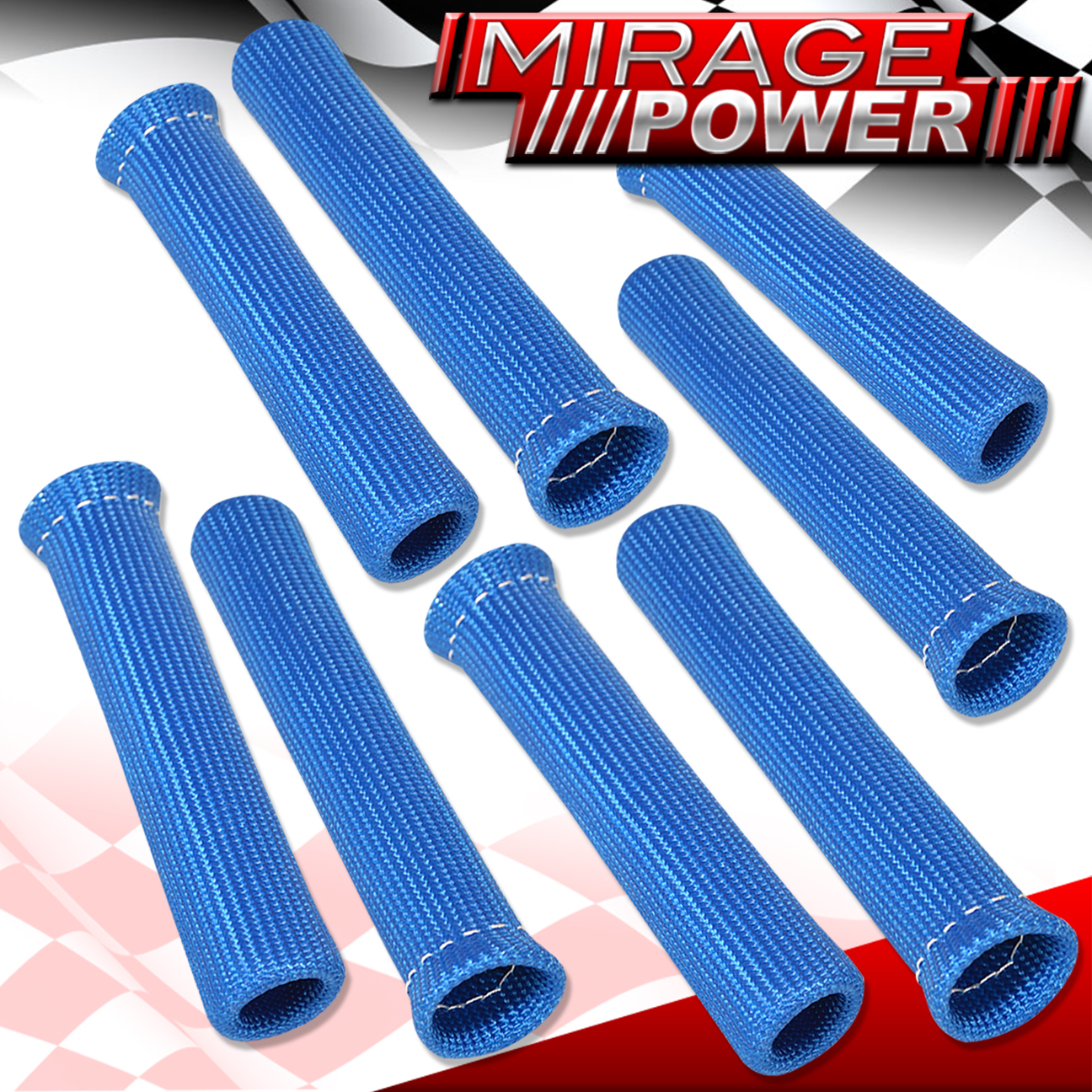 For Toyota 8Pcs 1200 Degree Protector Spark Plug Wire Insulation Engine