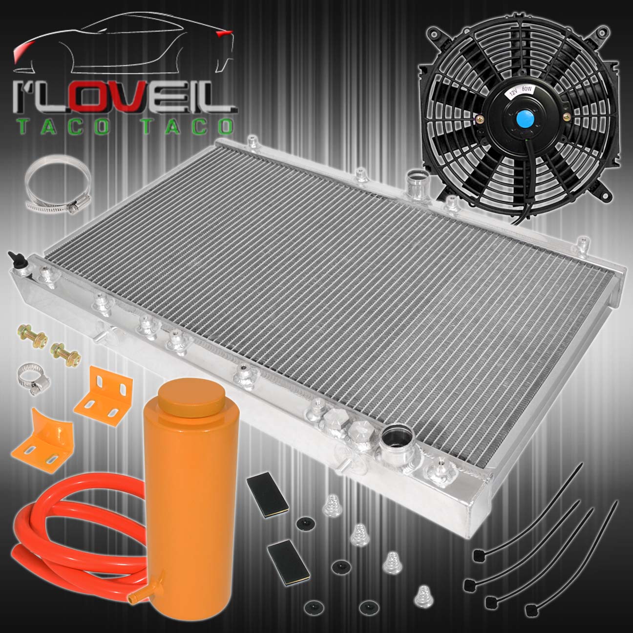 2-ROW ALUMINUM RADIATOR+2X 12/"FAN BLUE FOR 91-99 GTO 3000GT//91-96 DODGE STEALTH