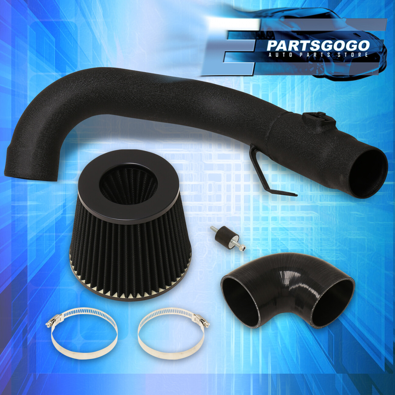 RED Filter For 05-07 Cobalt SS 2.0L Supercharged Cold Air Intake Kit MATT BLACK RED Filter For 05-07 Cobalt SS 2.0L Supercharged Cold Air Intake Kit MATT BLACK