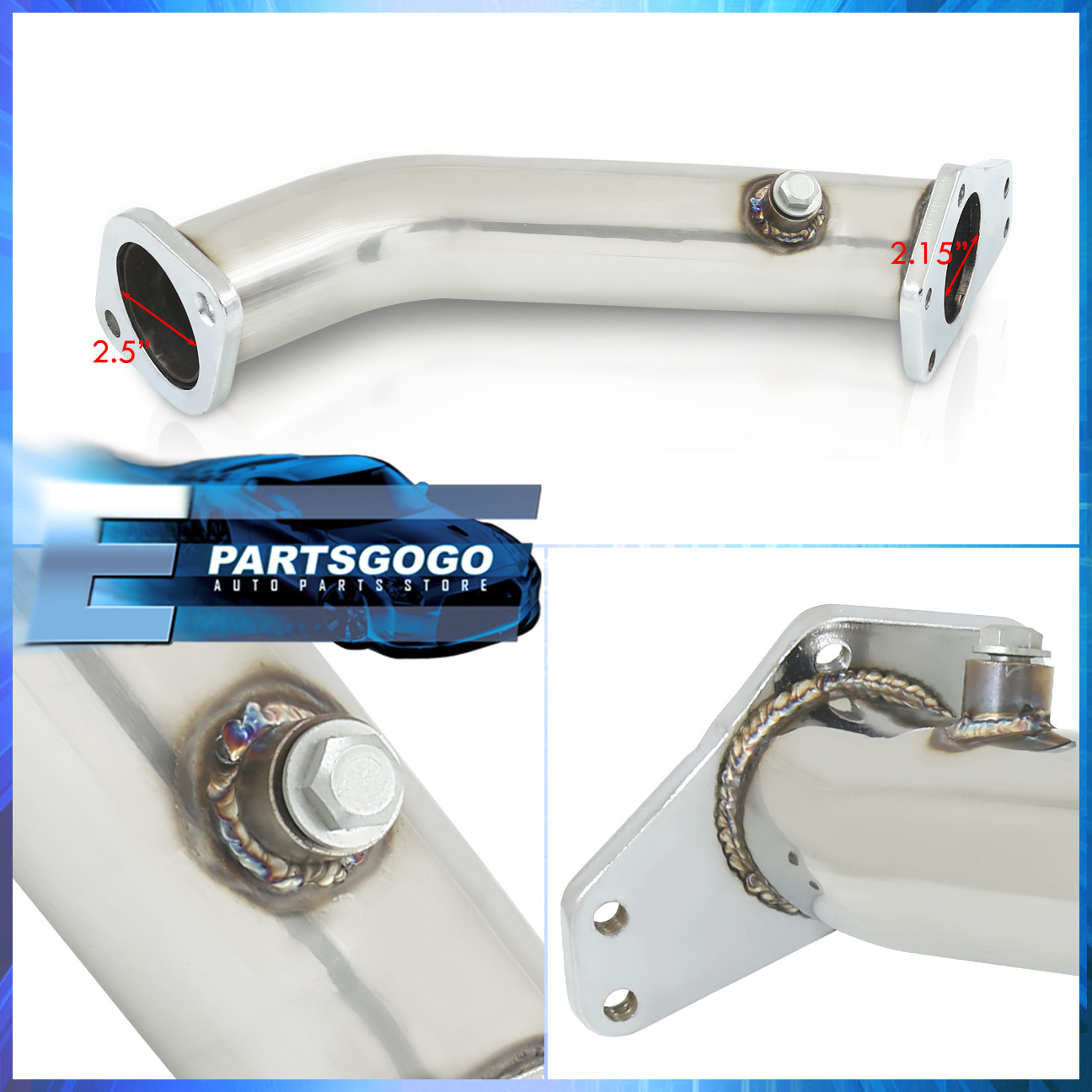 For 2002-2007 Subaru Wrx Sti Ej25 Stainless Exhaust Header Manifold