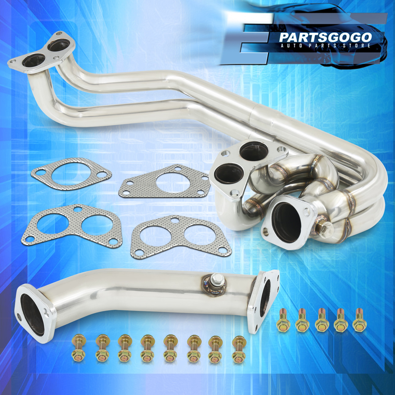 For 2002-2007 Subaru Wrx Sti Ej25 Stainless Exhaust Header Manifold