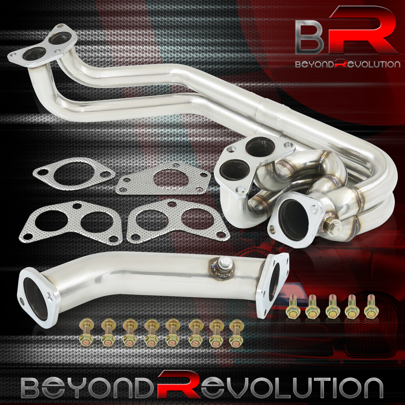For 2002-2007 Subaru Sti Wrx Racing Stainless Header Manifold Exhaust