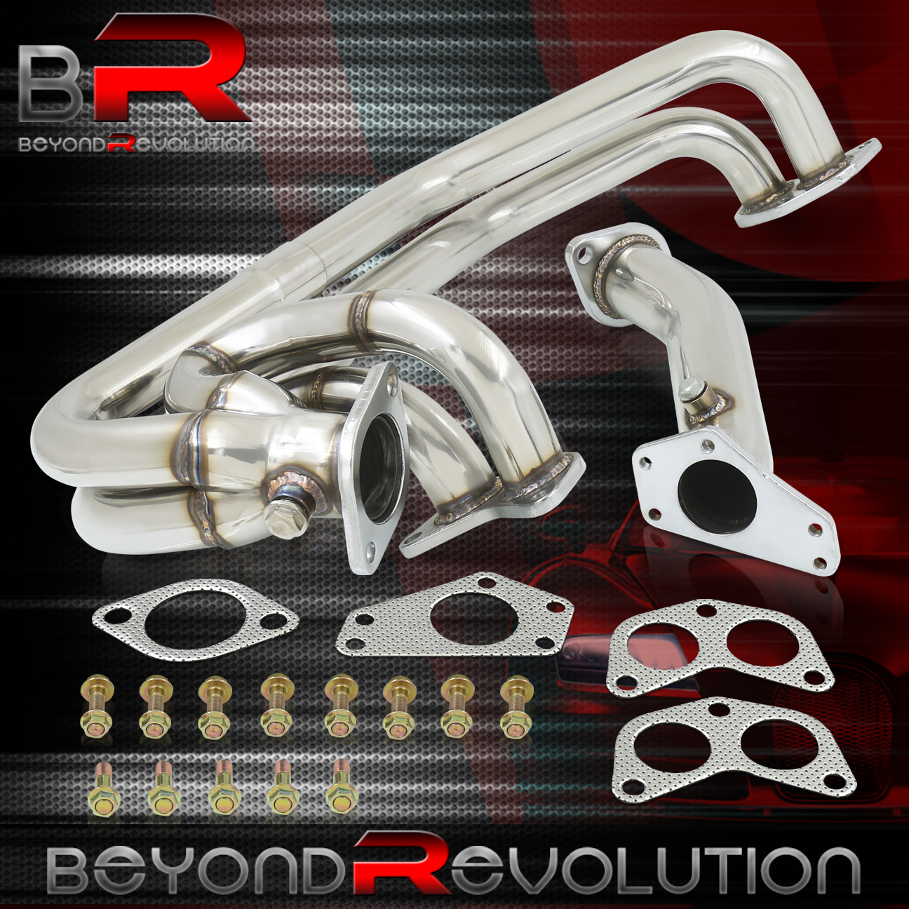 For 2002-2007 Subaru Sti Wrx Racing Stainless Header Manifold Exhaust