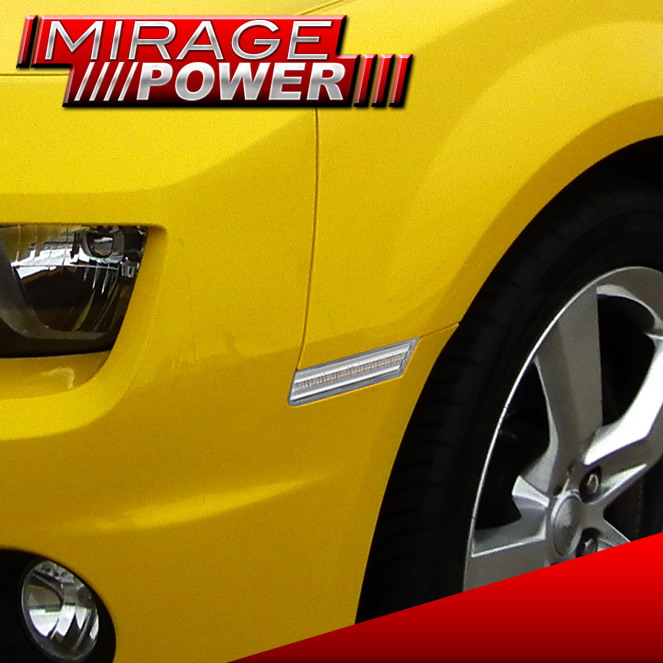 20102015 Chevrolet Camaro Amber Led Front Side Markers Lights Clear