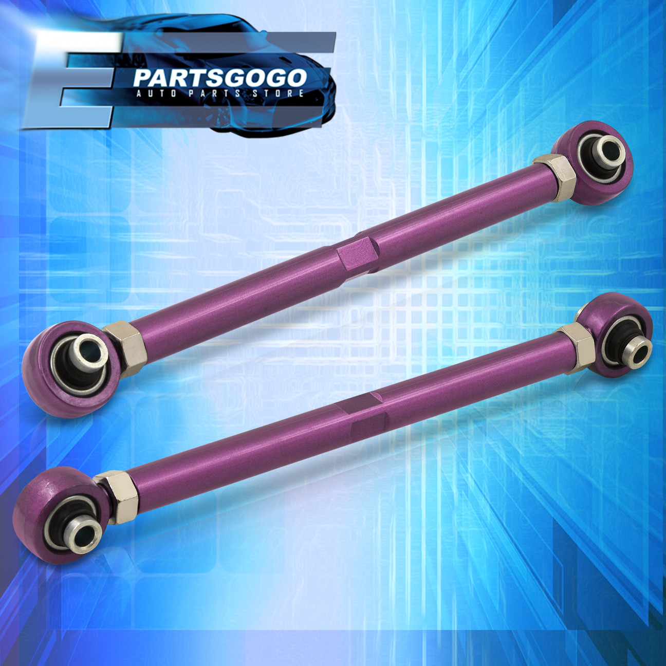 Fit BMW E90//E92 06-12 RWD Suspension Ajustable Rear Camber Kit Red