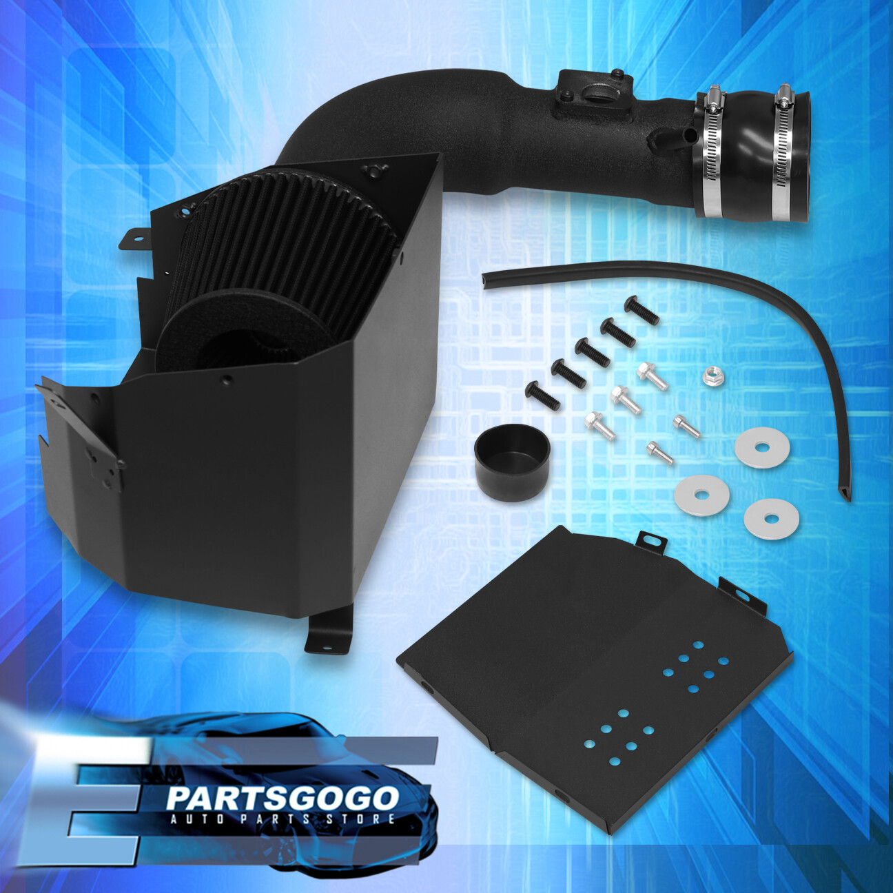 3.5/" Black Heat Shield Cold Air Intake System For 2013-2019 Scion Subaru Frs Brz
