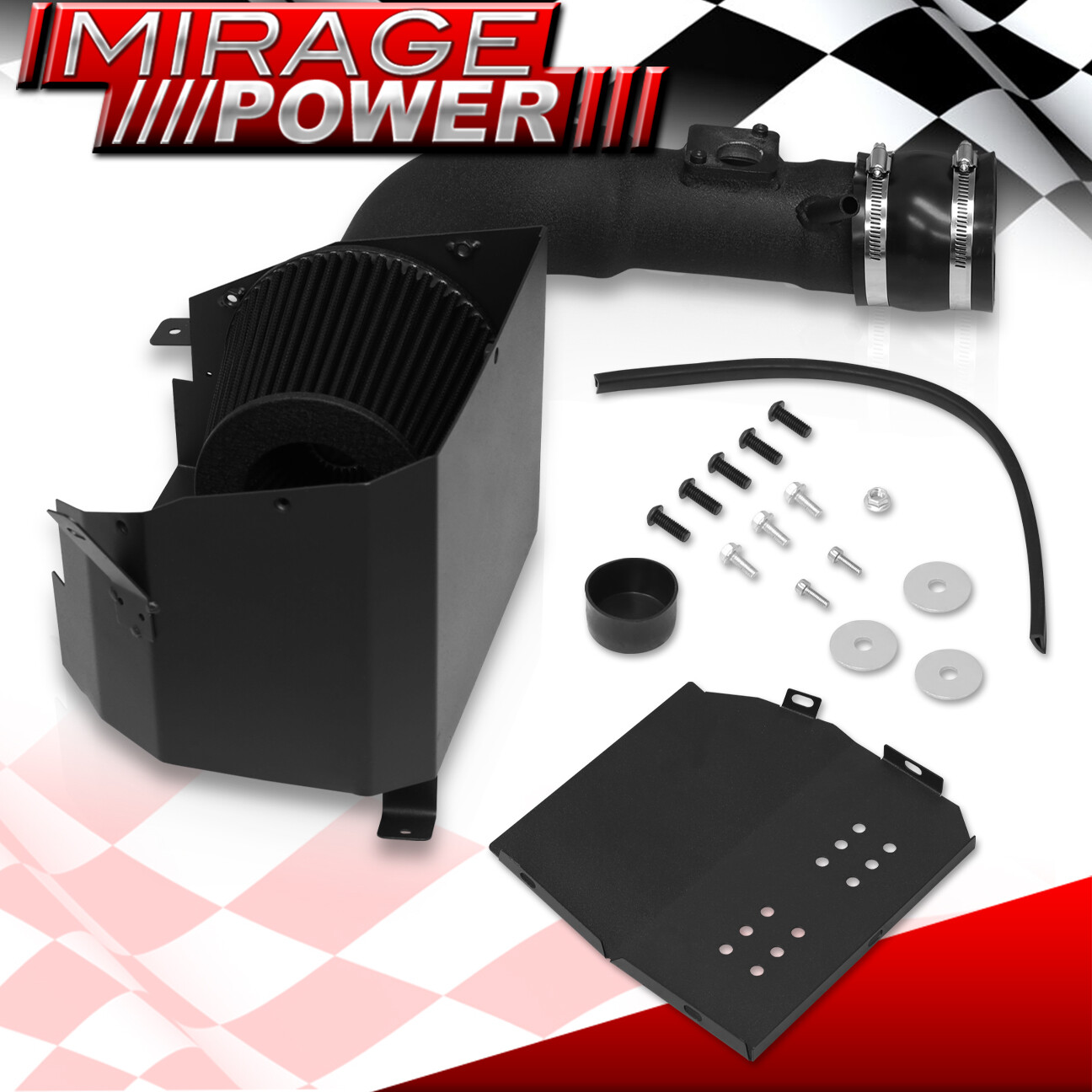 3.5/" Black Heat Shield Cold Air Intake System For 2013-2019 Scion Subaru Frs Brz