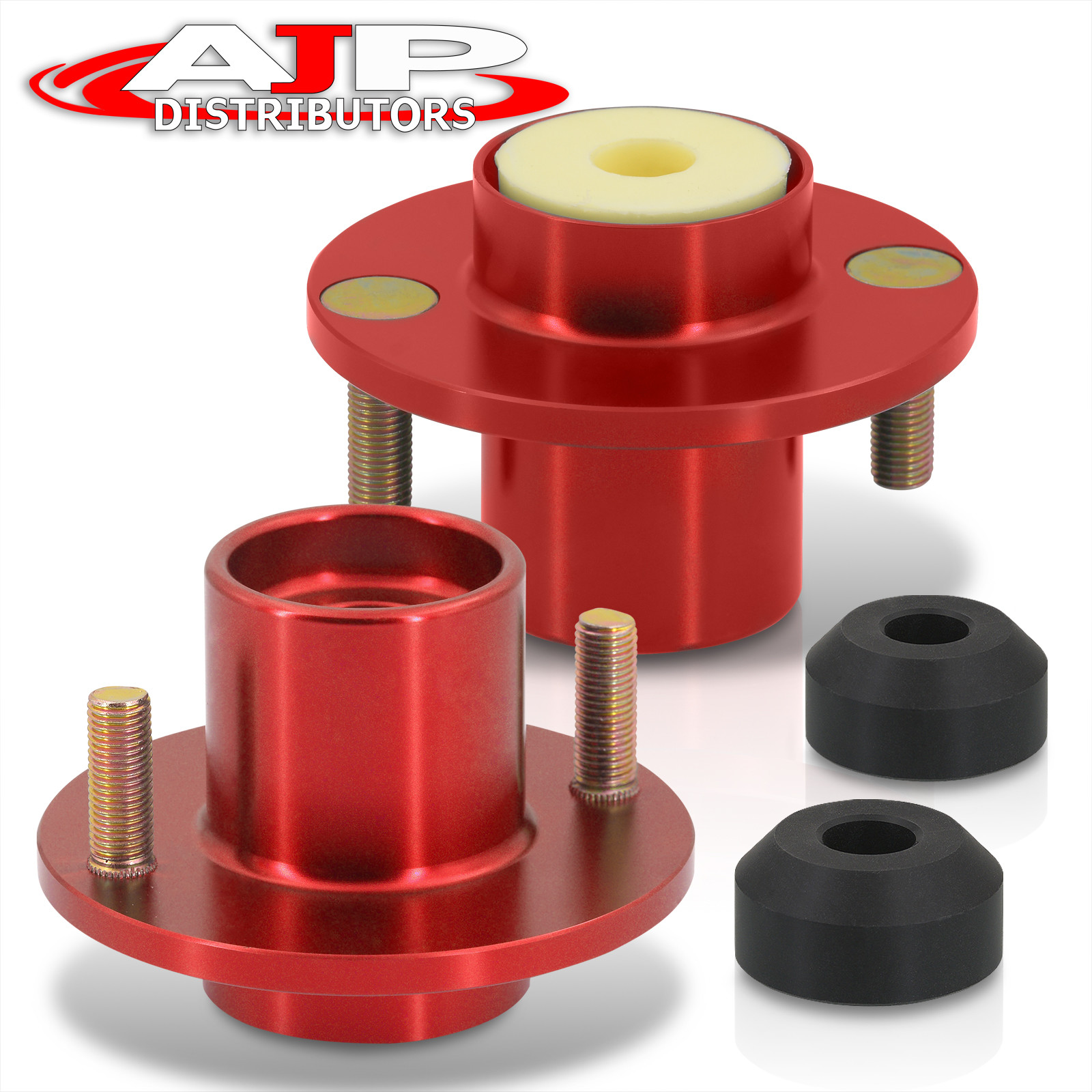 Red Aluminum Coilover Shock Top Hat Mount Extended For 19882000 Civic