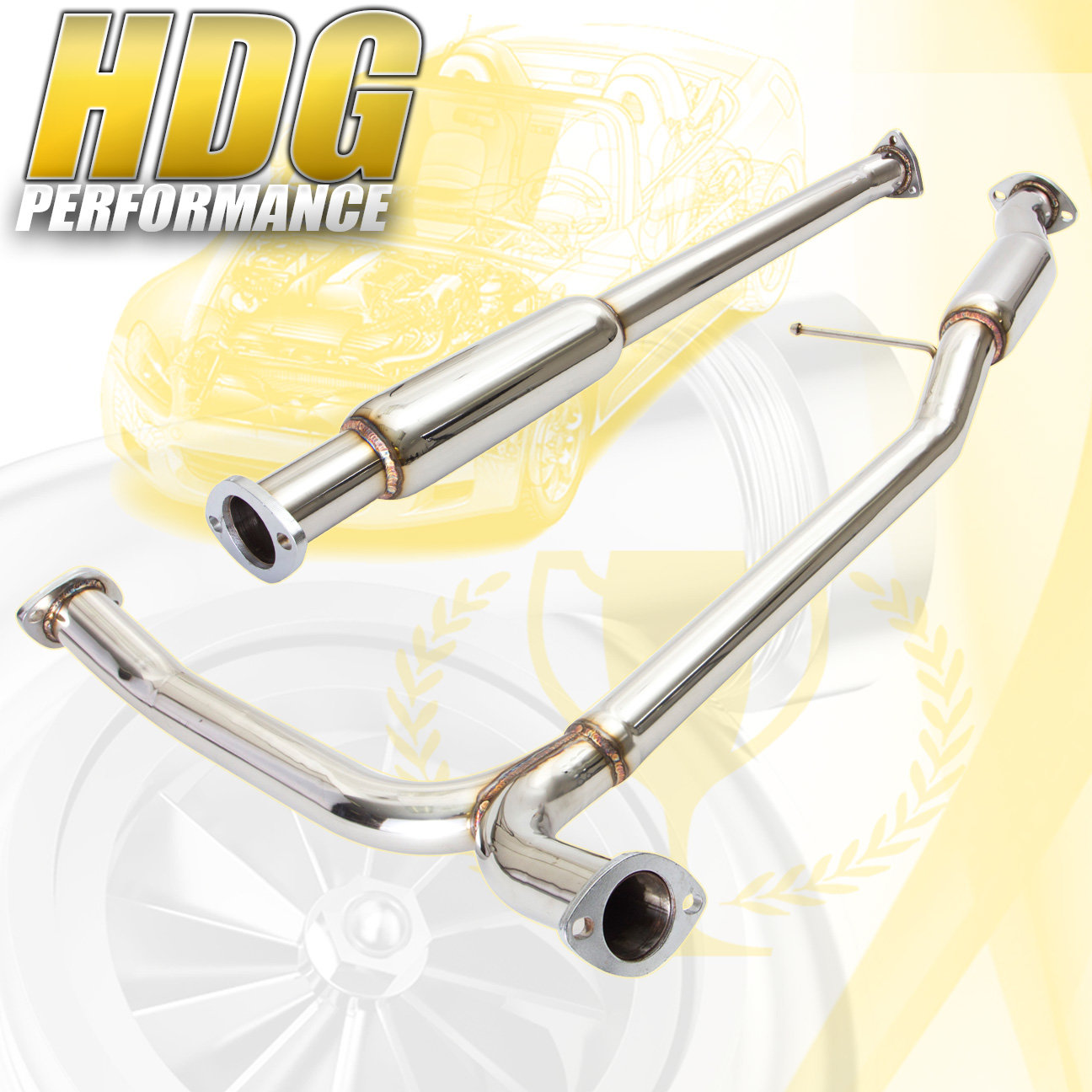 19982002 Honda Accord V6 6 cyl 2.5" Catback Dual Burn Exhaust System