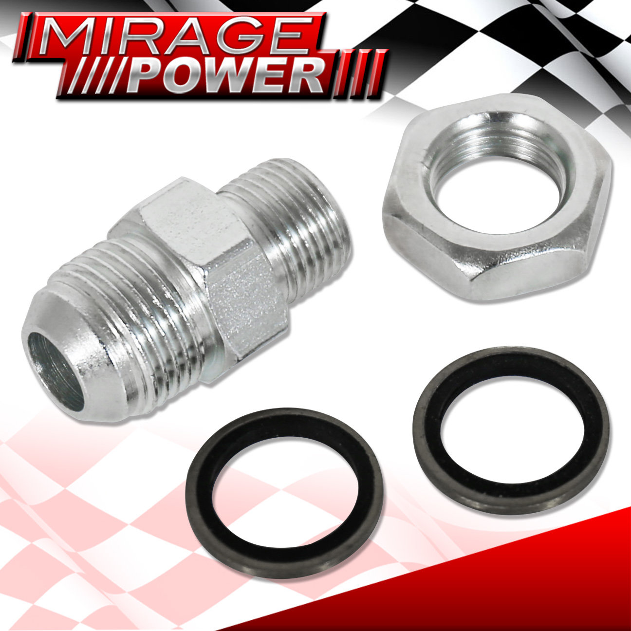 Turbo Charger Adapter Oil Pan Return Drain Steel Bung Fitting 10An Washer Weld eBay