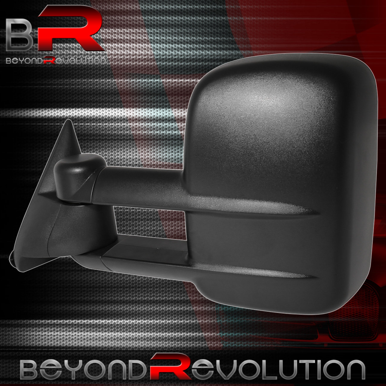 99-06 Chevy Silverado Pick Up Suburban Tahoe Yukon Manual Black Towing Mirrors