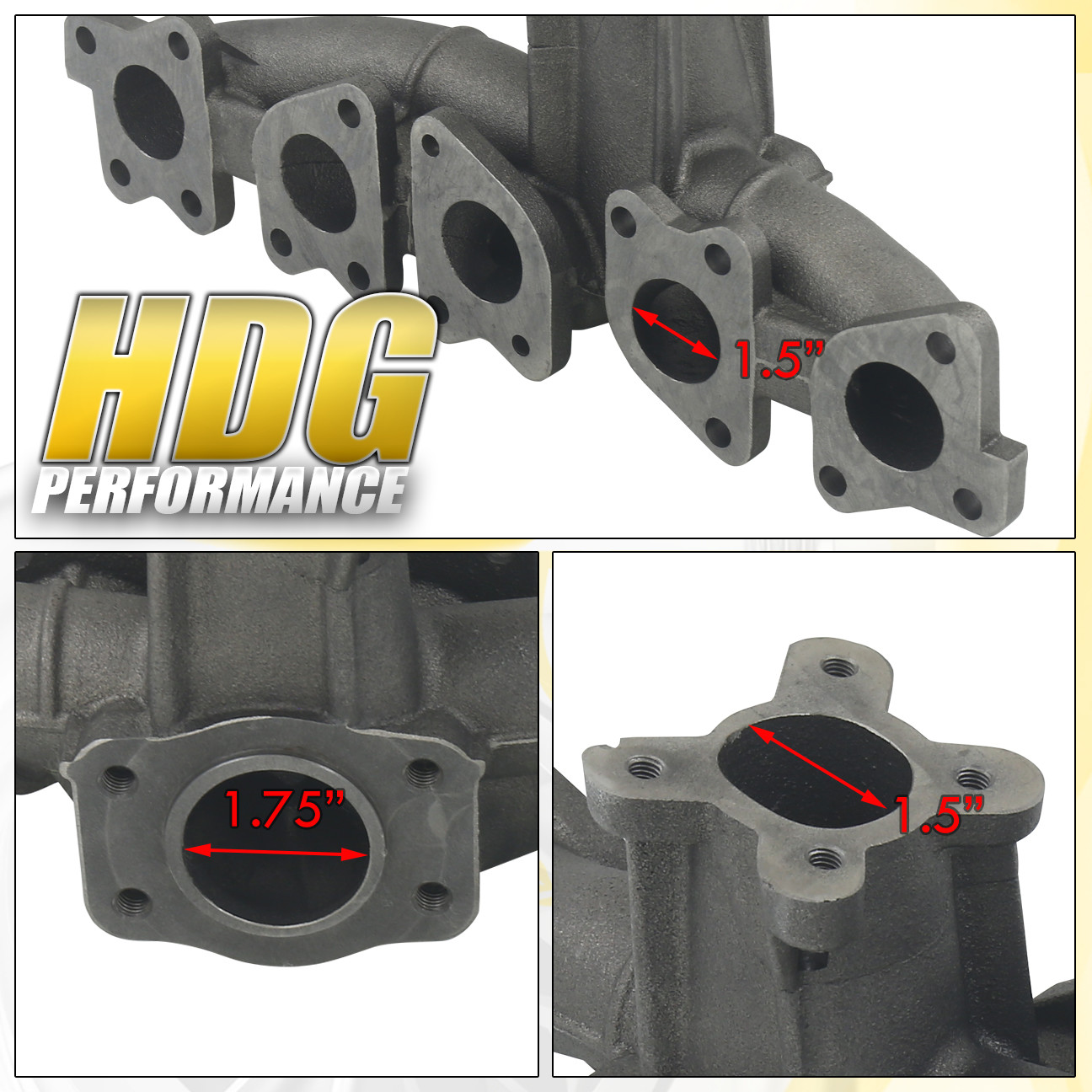 9096 Audi S2 S3 Rs2 K26 K24 Iron Cast Turbo Engine Exhaust Manifold