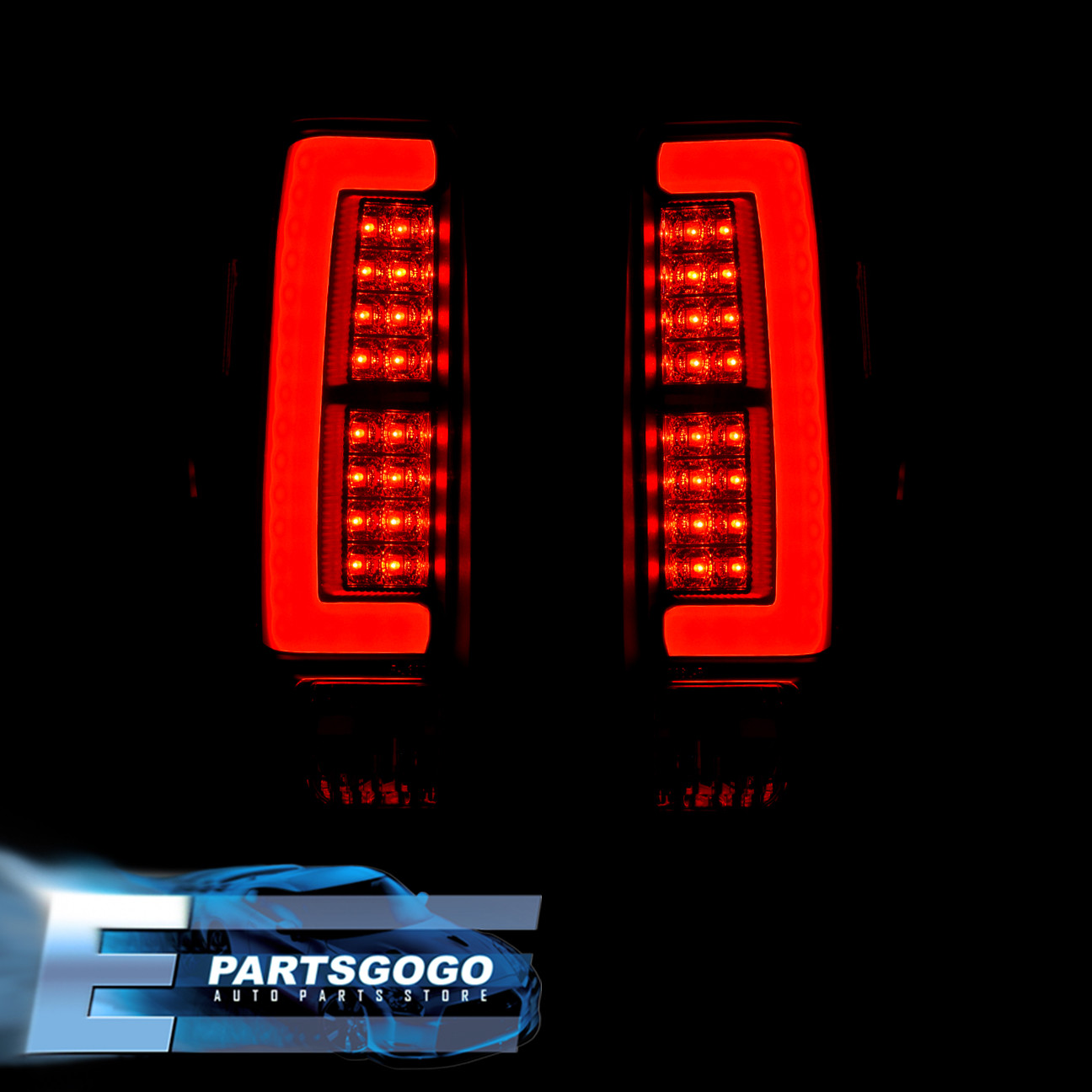 For 0412 Chevy Canyon Colorado LED Tail Lights Lamps Black Housing