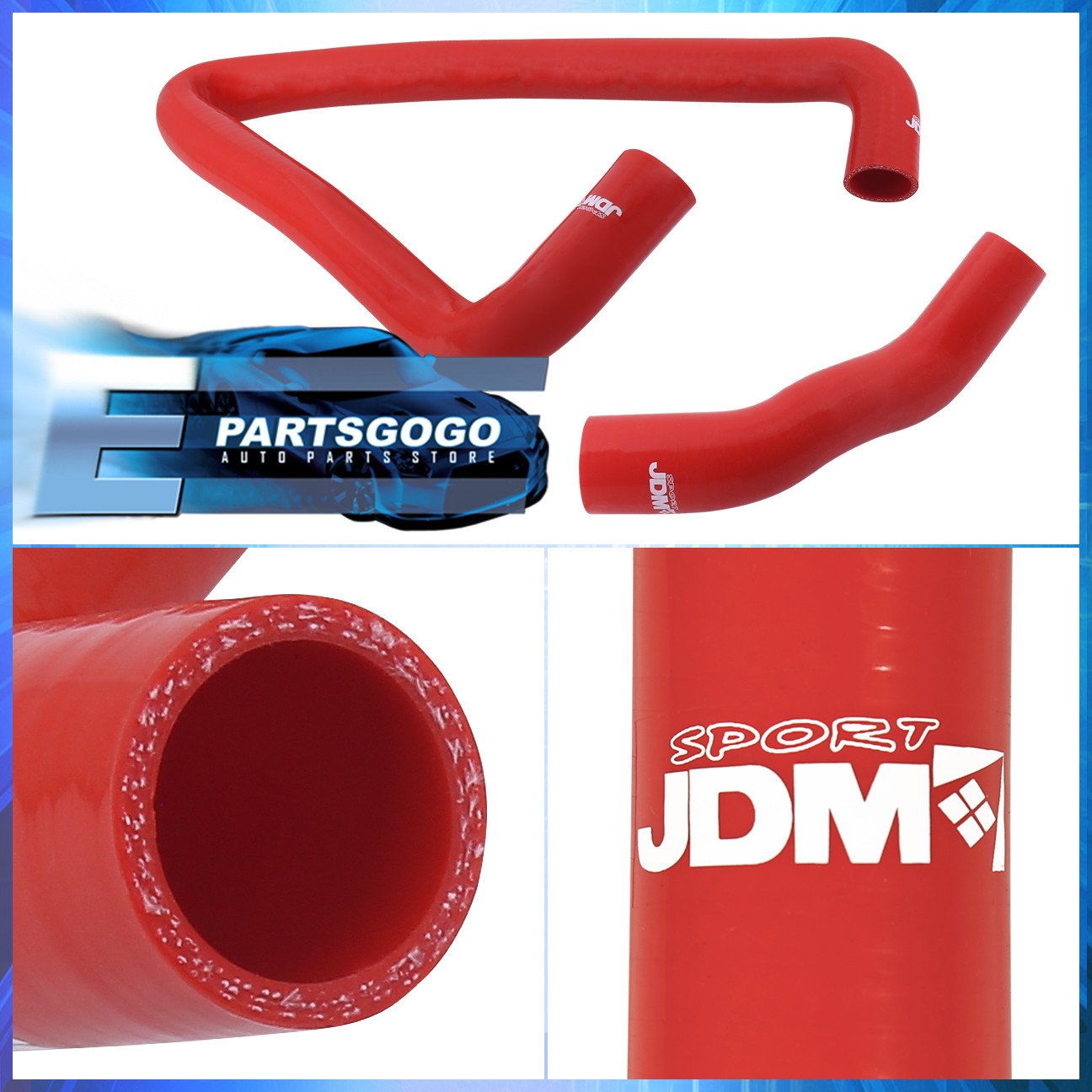 For 9096 300ZX Turbo GCZ32 JDM High Temperature Silicone Radiator