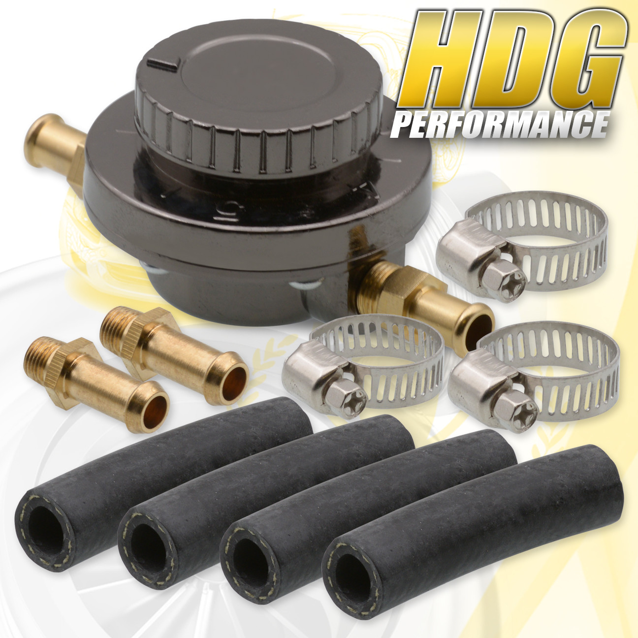 Universal Manual Adjustable Fuel Pressure Regulator Kit for Carburetor Engine