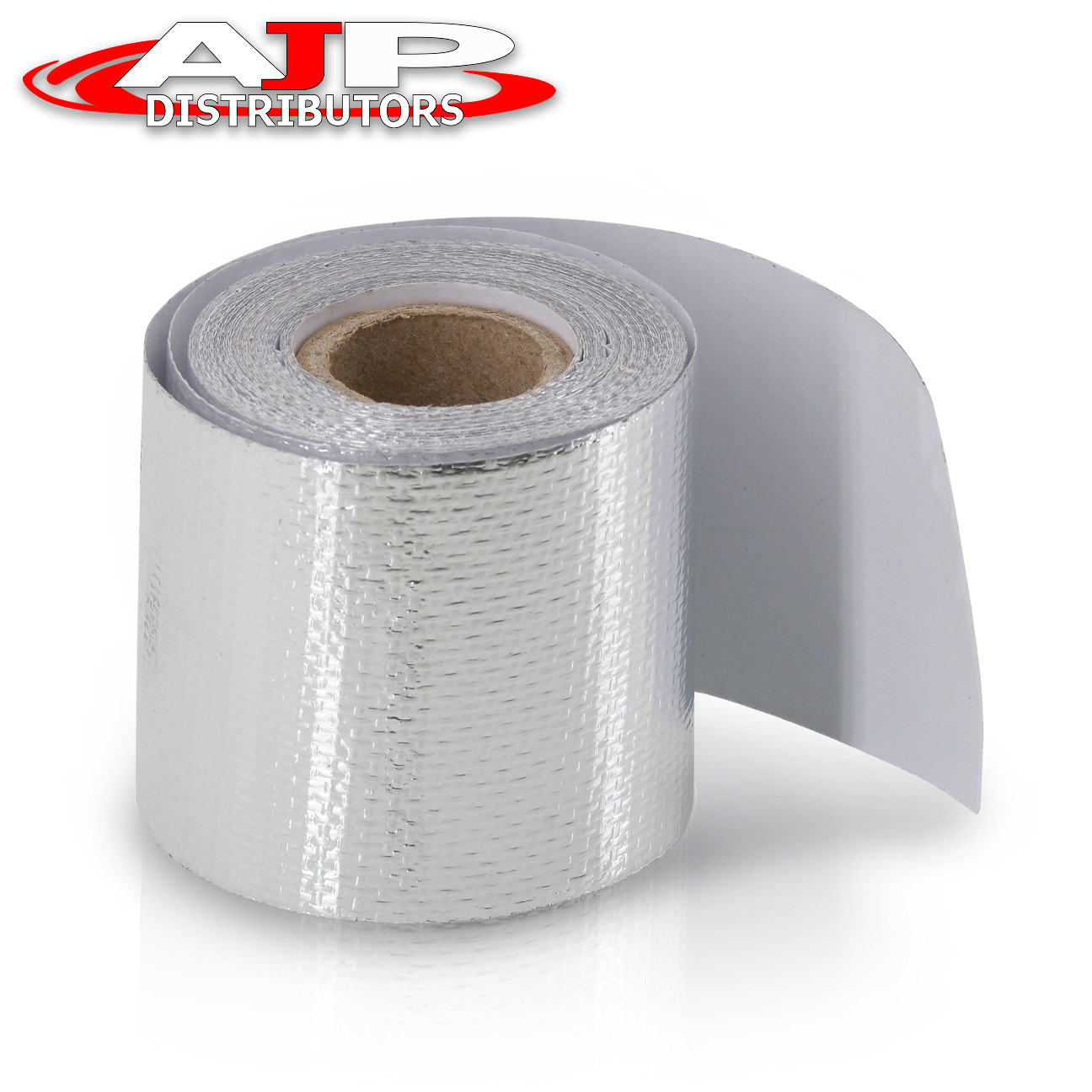 High Temperature Heat Shield Wrap 2" x 180" Self Adhesive Silver