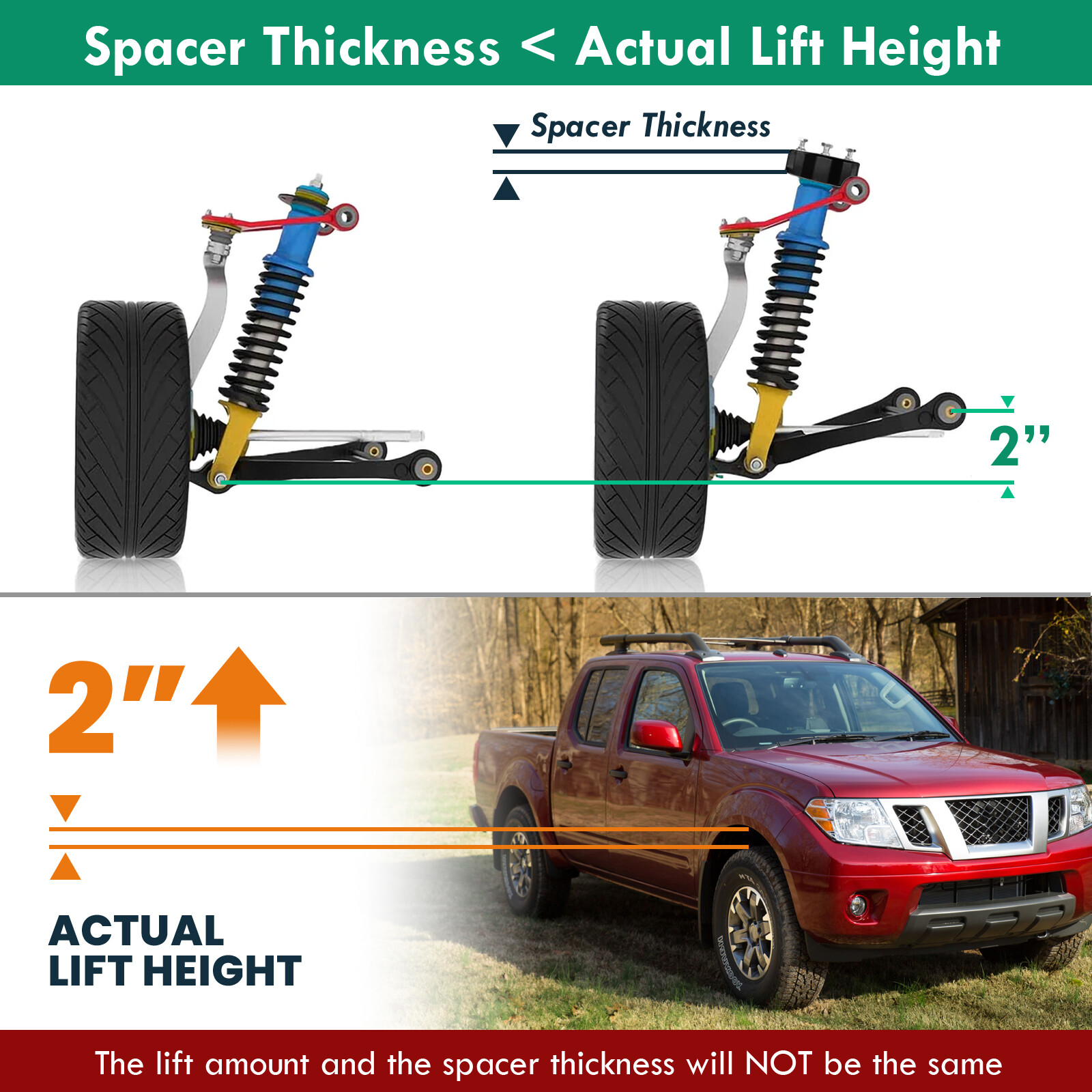 Performance Accessories Body Lift Kit 95-99 Toyota Tacoma 2 Performance Accessories Body Lift Kit 95-99 Toyota Tacoma 2