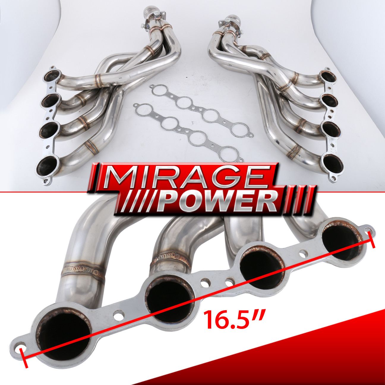 Stainless Steel Exhaust Header For 1015 Camaro Ss/Zl1 Ls3 L99 Manifold