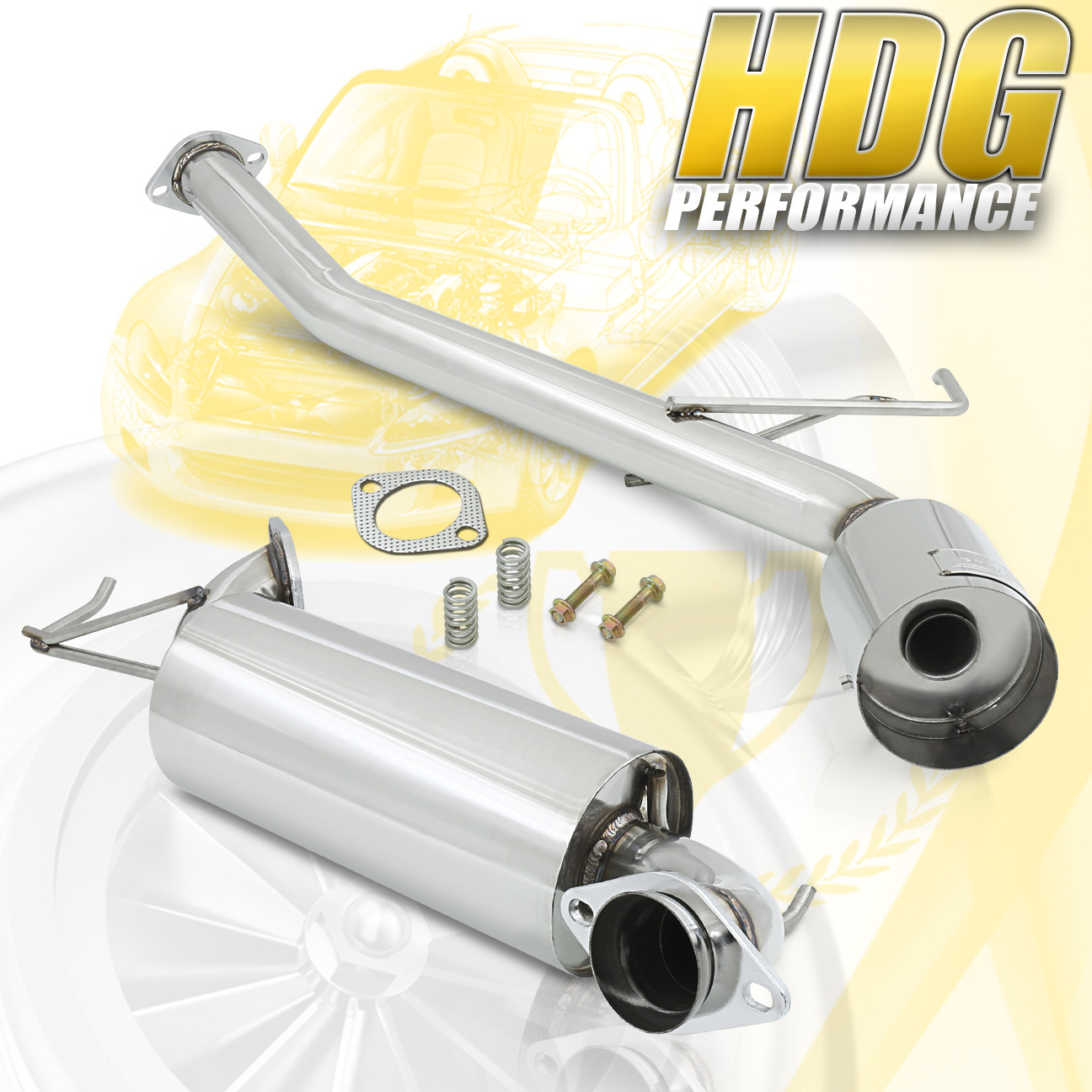 Tip Stainless Steel Catback Exhaust System For Toyota Celica My XXX