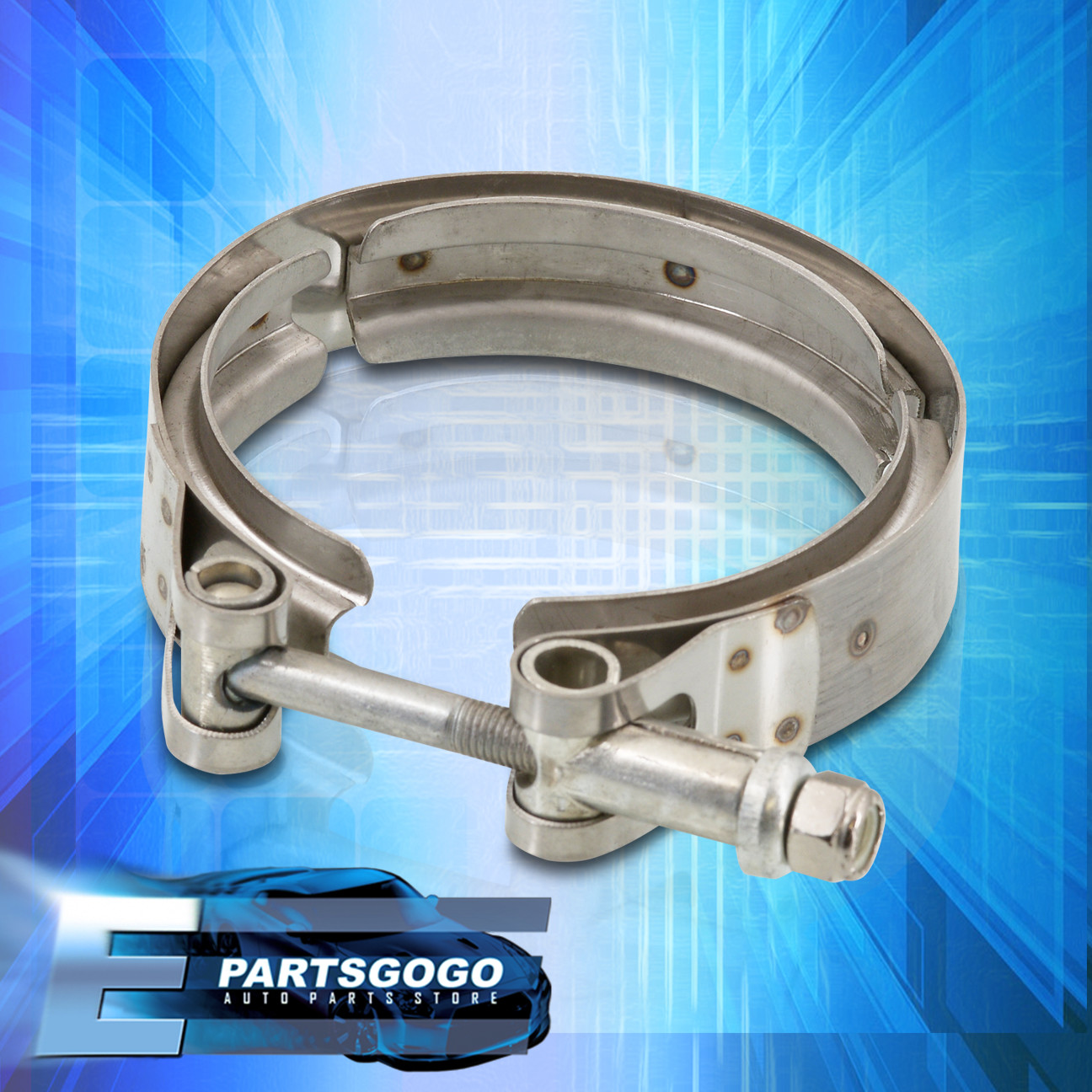 4" S/S 304 V-Band Clamp Stainless Steel 4 Inch For Turbo Exhaust