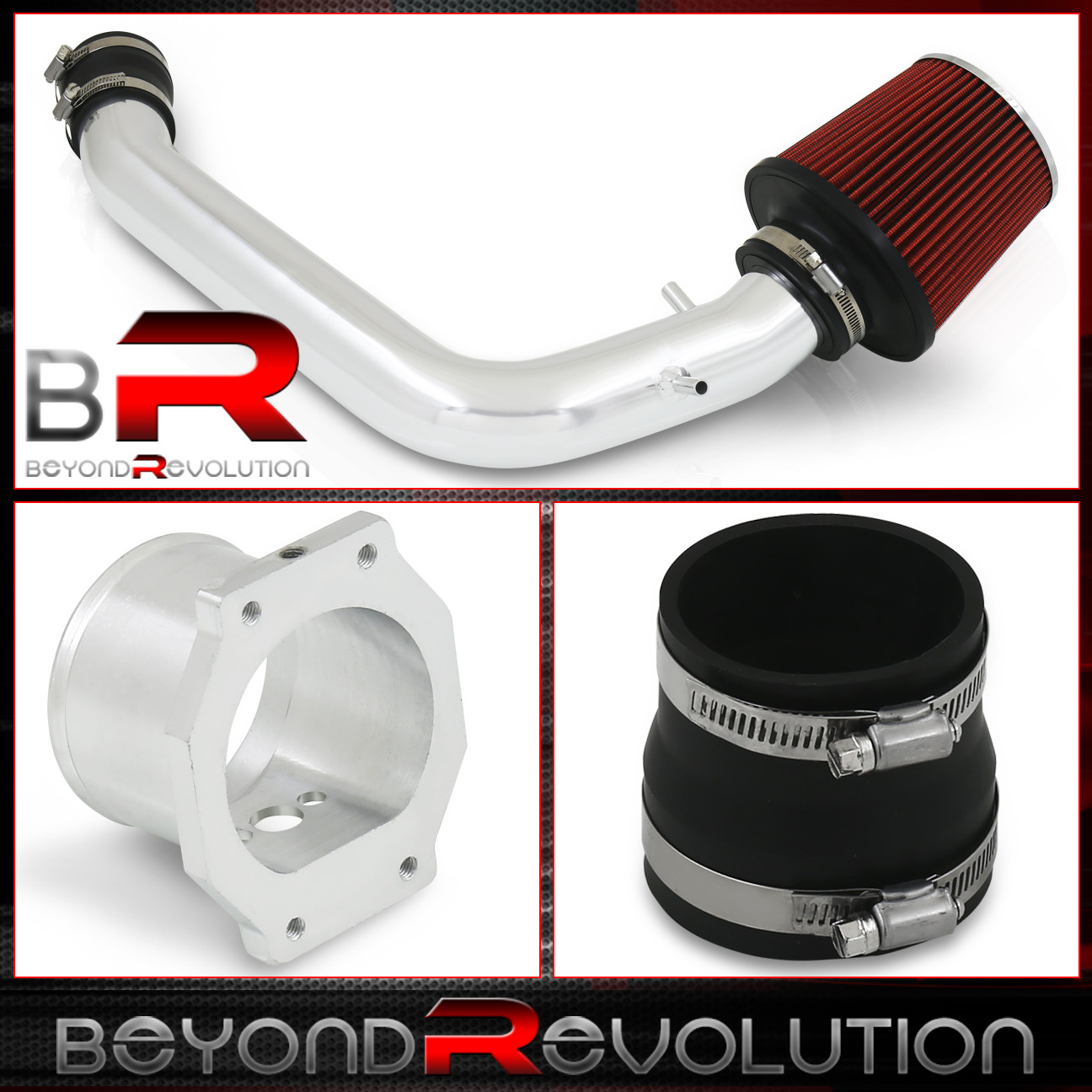For 1995-1998 240SX S14 2.4L KA24DE Cold Air Intake CAI