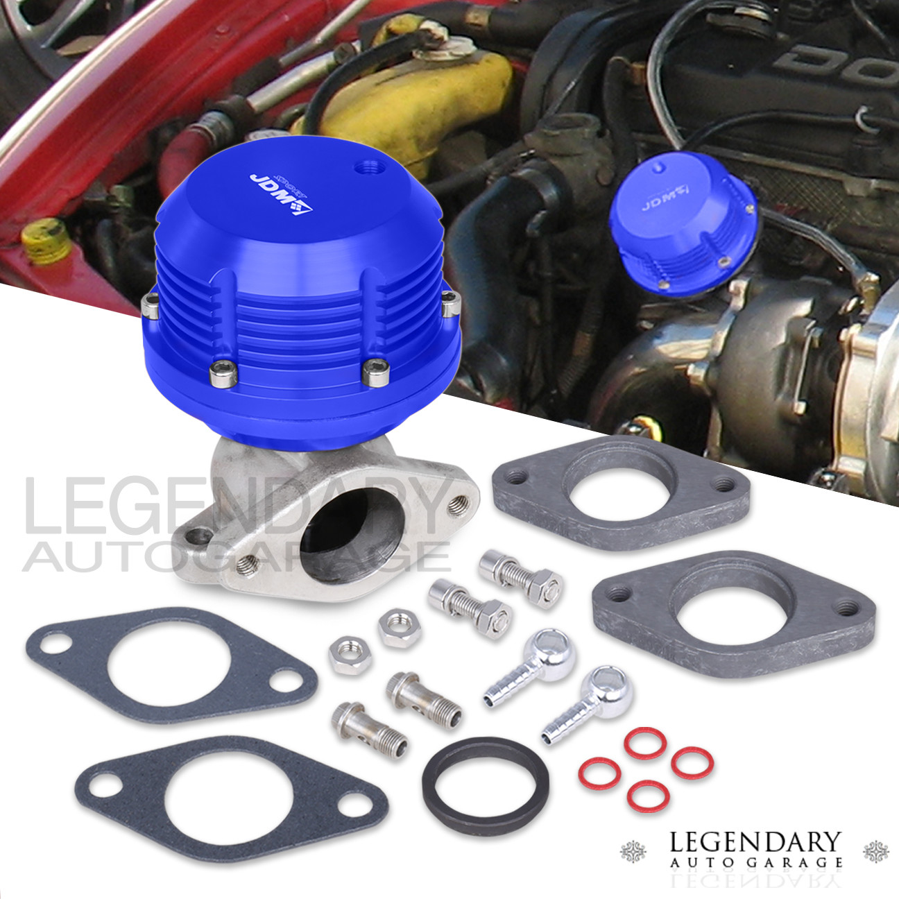 Car Universal Ribbed 35Mm/38Mm Turbo External Manifold Adjustable