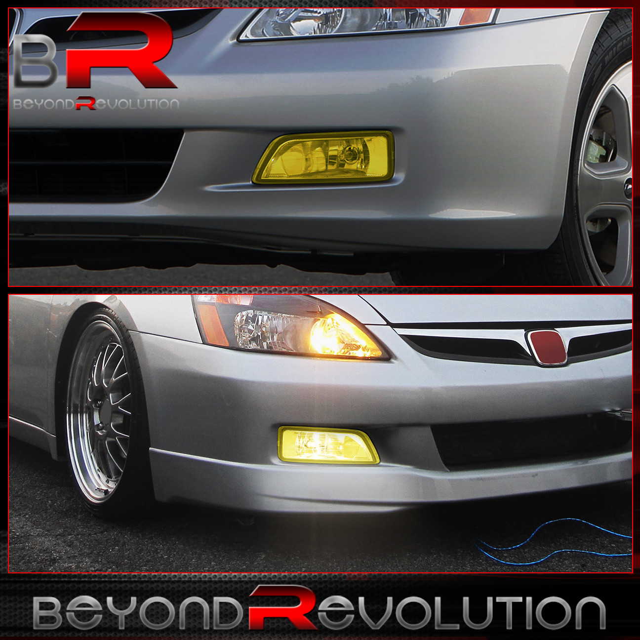 Yellow Fog Lights Switch Harness Set For 2004 2005