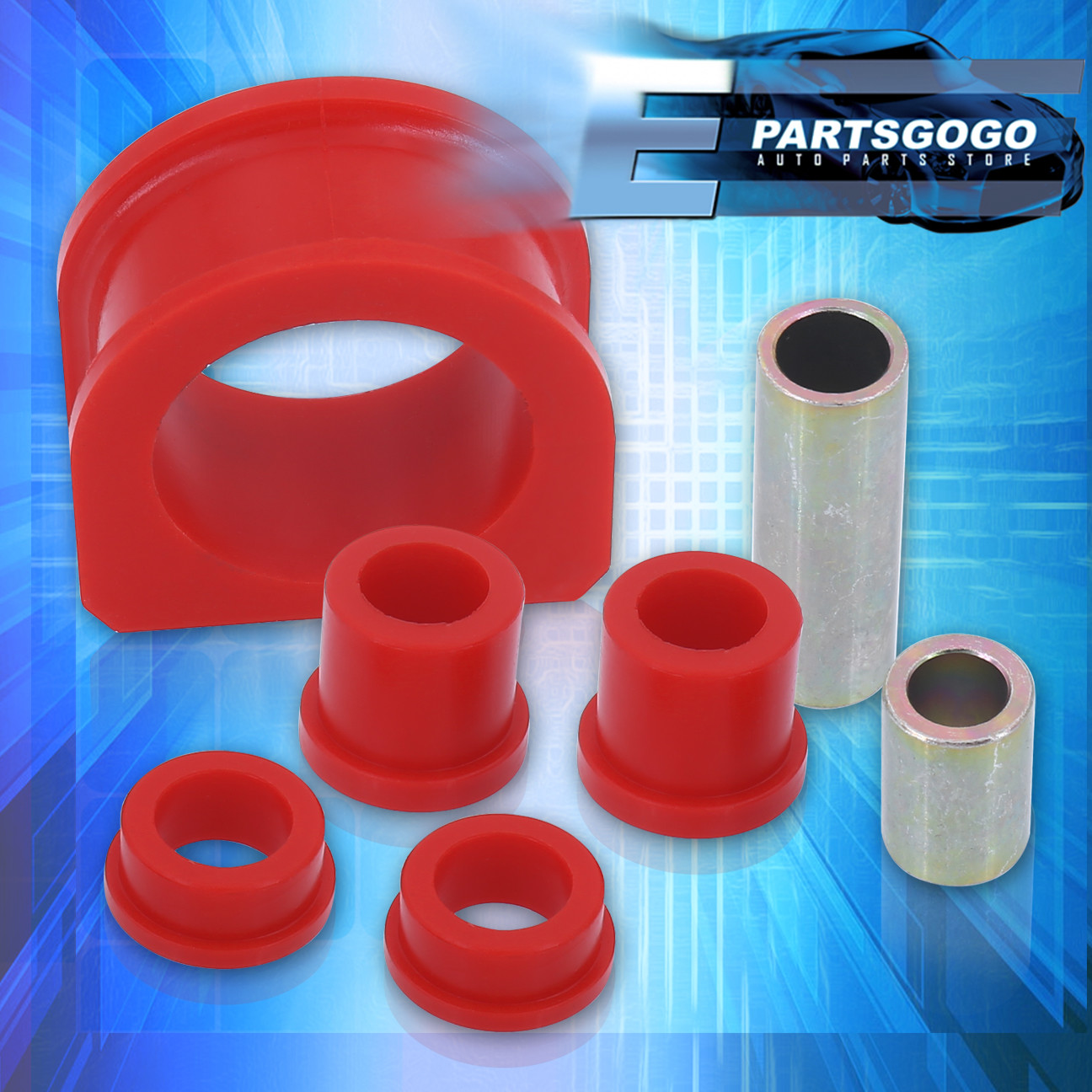 Red Polyurethane Steering Rack /& Pinion Bushing Upgrade For 95-05 4Runner Tacoma