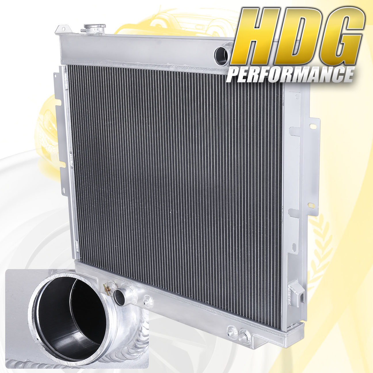 Aluminum Radiator For 1983-1994 Ford Pickup F250 F350 SuperDuty Diesel 6.9L//7.3L