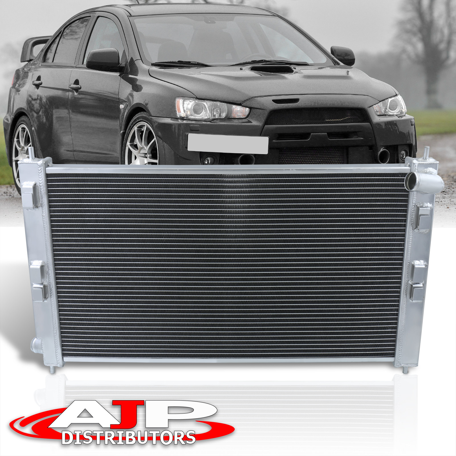 Radiator Replacement For 02-07 Mitsubishi Lancer L4 2.0L 4 Cylinder Sedan Wagon