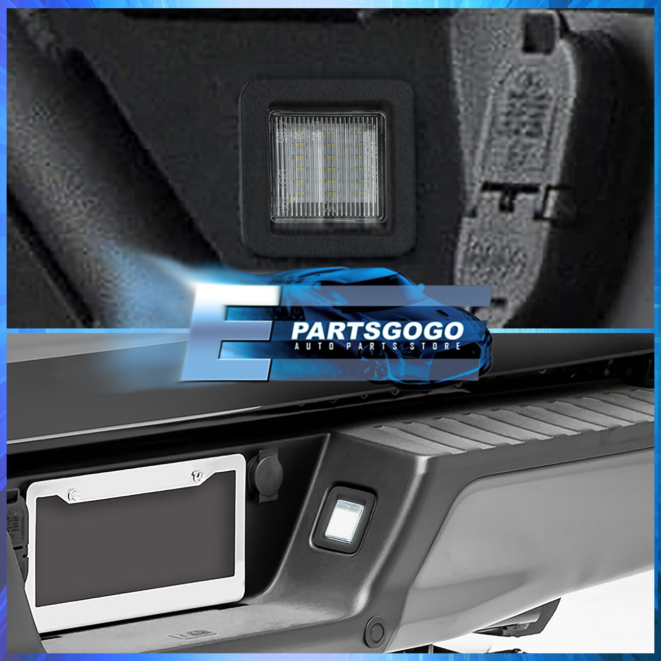 For 1520 Ford F150 SMD LED License Plate Lights Lamps Tag 6000K