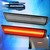 For 08-14 Challenger / 11-14 Charger Rear Red LED Side Marker Light Pair Clear