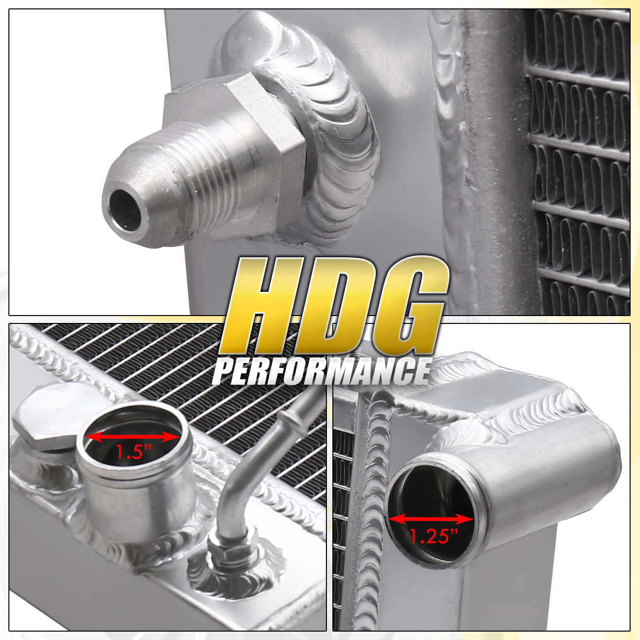 84-90 Jeep Cherokee Wagoneer Comanche 2.8L 4.0L Aluminum 3 Row Cooling Radiator