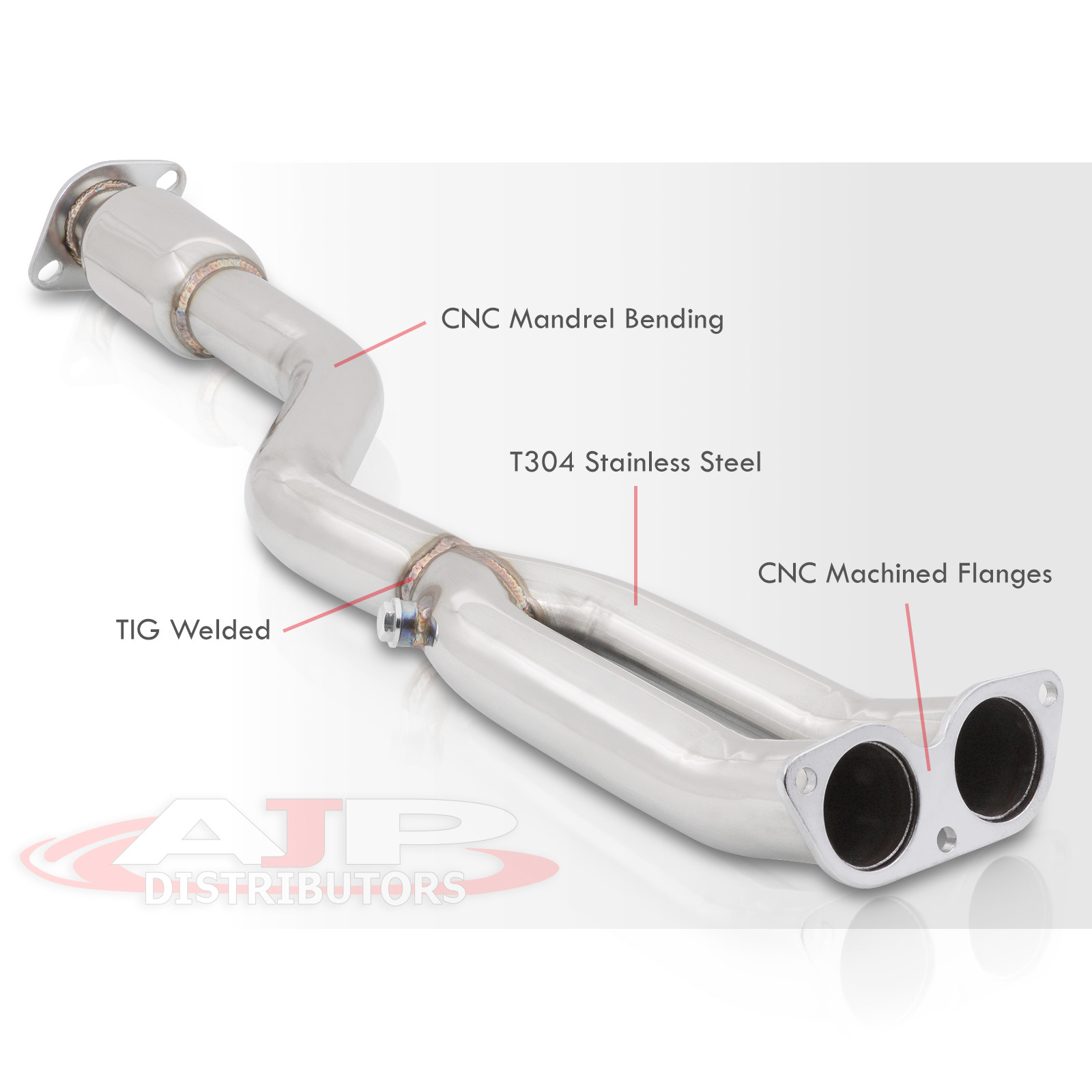 Stainless Steel Race Down Pipe Downpipe Exhaust For 20012005 Lexus
