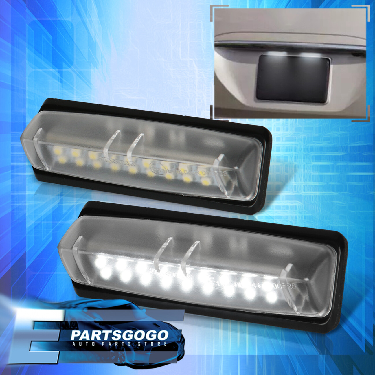 For Lexus IS300 GS300 ES300 RX330 LS430 White SMD LED License Plate