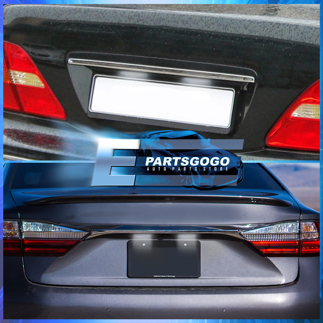 For Lexus IS300 GS300 ES300 RX330 LS430 White SMD LED License Plate Lights Pair eBay