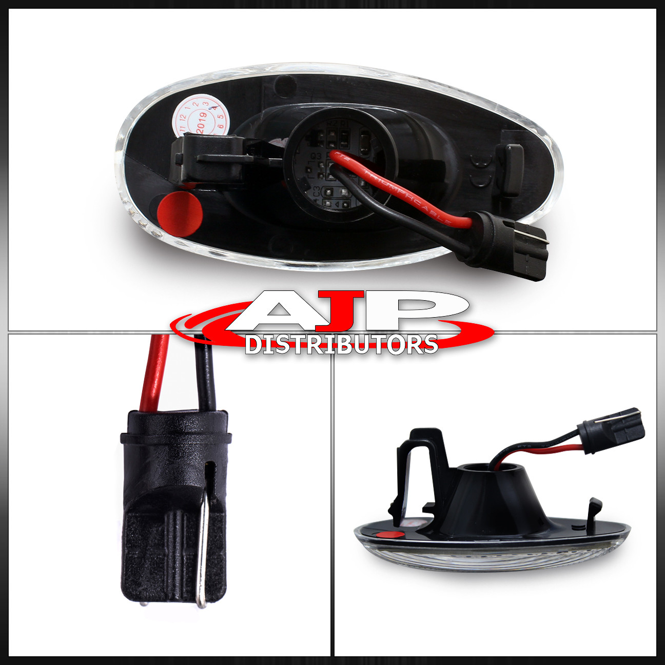 Clear 4pc Dually Bed LED Side Marker Lights Lamps For 20012014 Chevy