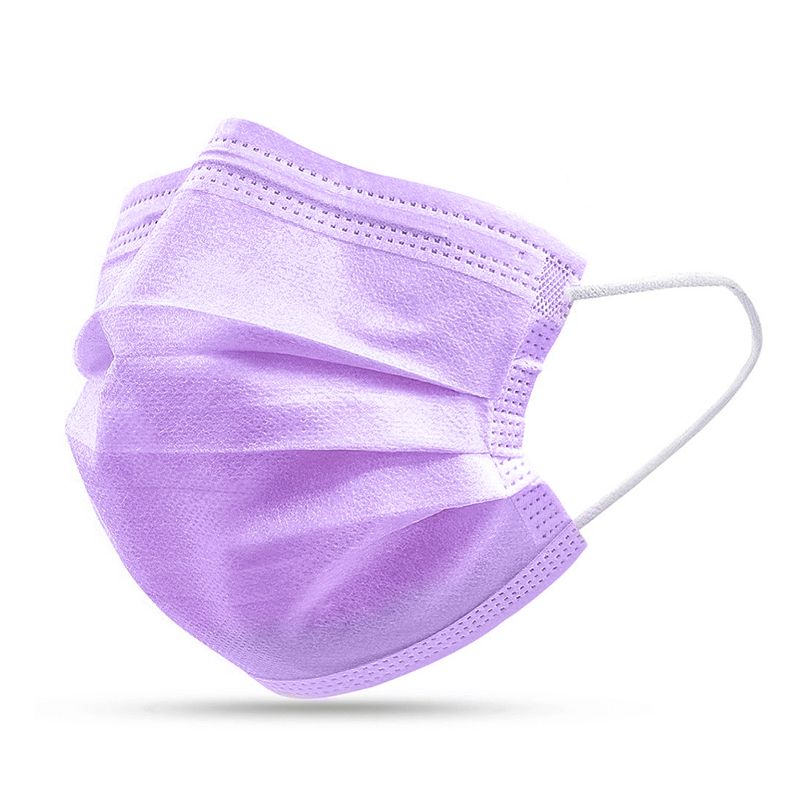 purple face mask