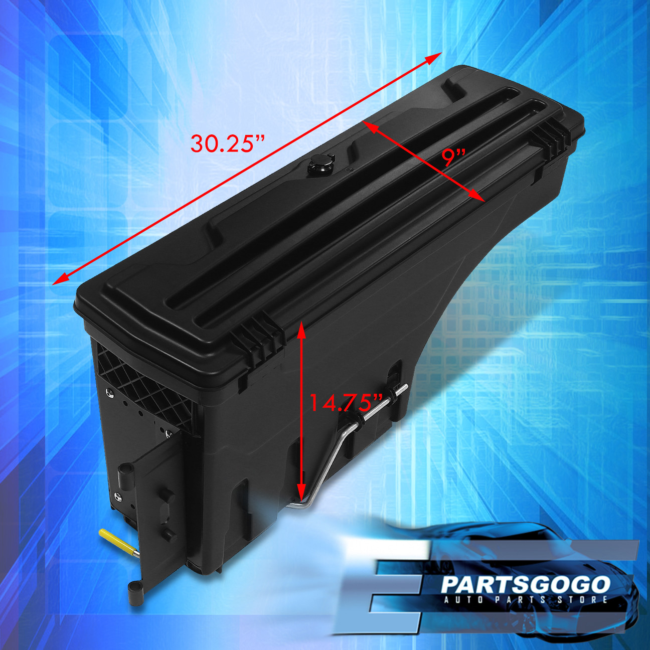 For 1520 F150 Rear Truck Bed LH+RH Side Wheel Well Storage Tool Box