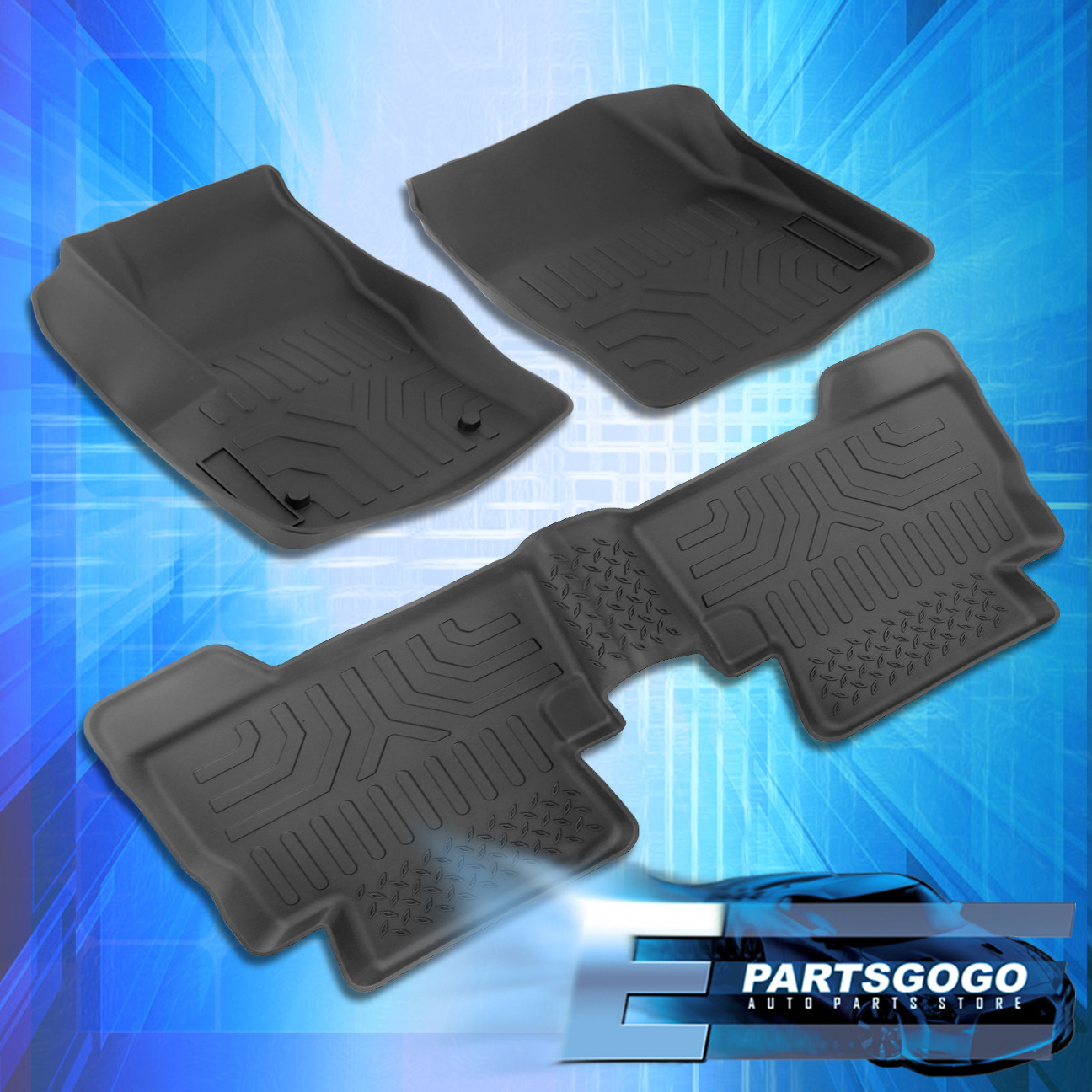 For 13-19 Escape C520 All Weather Guard 3D Molded Rubber Floor Mats 1st
