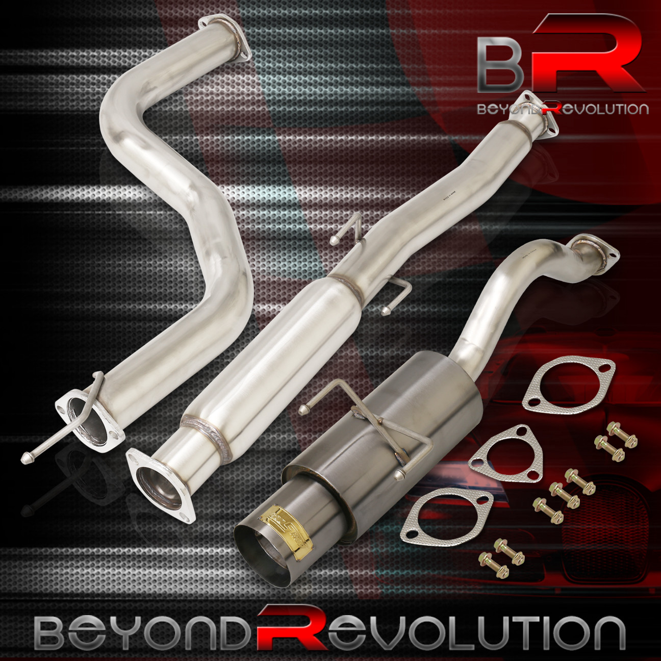 Spoon Sports Street Muffler for Honda Civic EG EK Hatch From