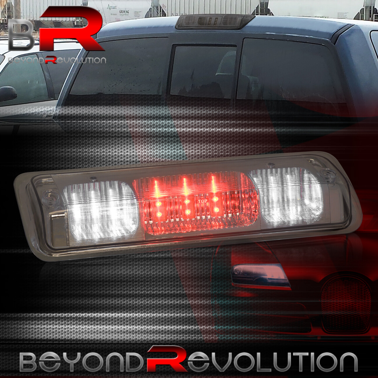 Third Brake Light fit for Ford F150 04 08 Full LED Smoke Lens Cargo Lamp 3er sto