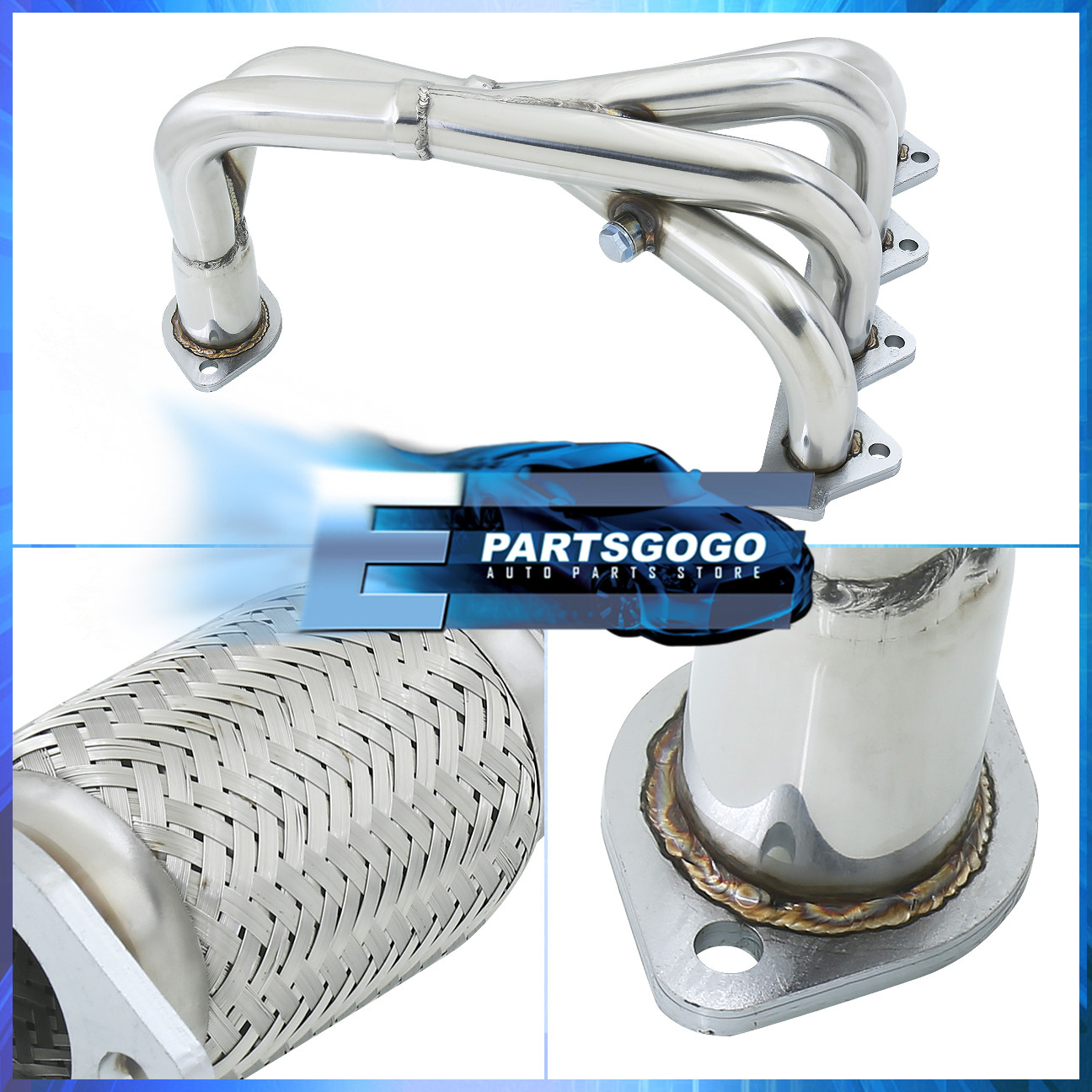 For 9701 Hyundai Tiburon 2.0L S/S 421 Exhaust Manifold Header w