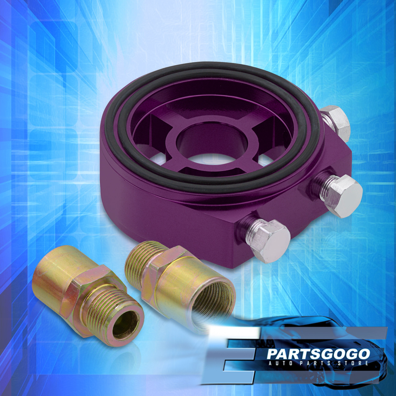 M20 X 1.5 Oil Filter Temp Pressure Cooler Gauge Sandwich Plate Adapter