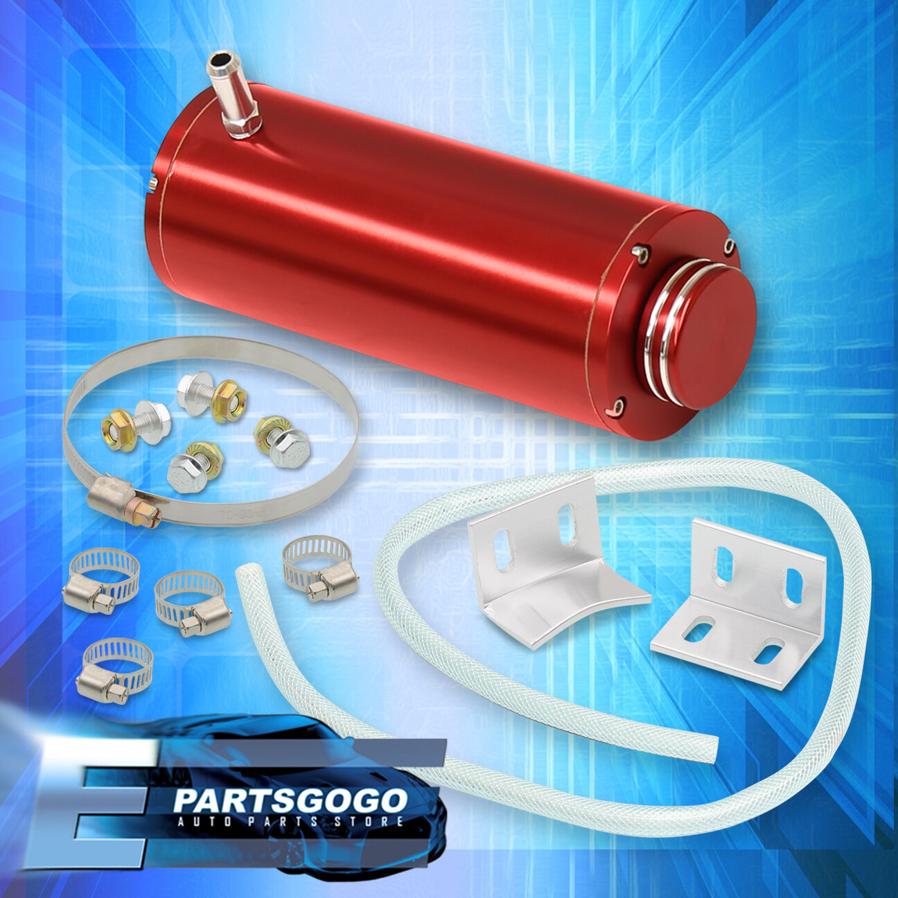 8" Coolant Oil Catch Tank Reservoir Reserve High Performance Coolant