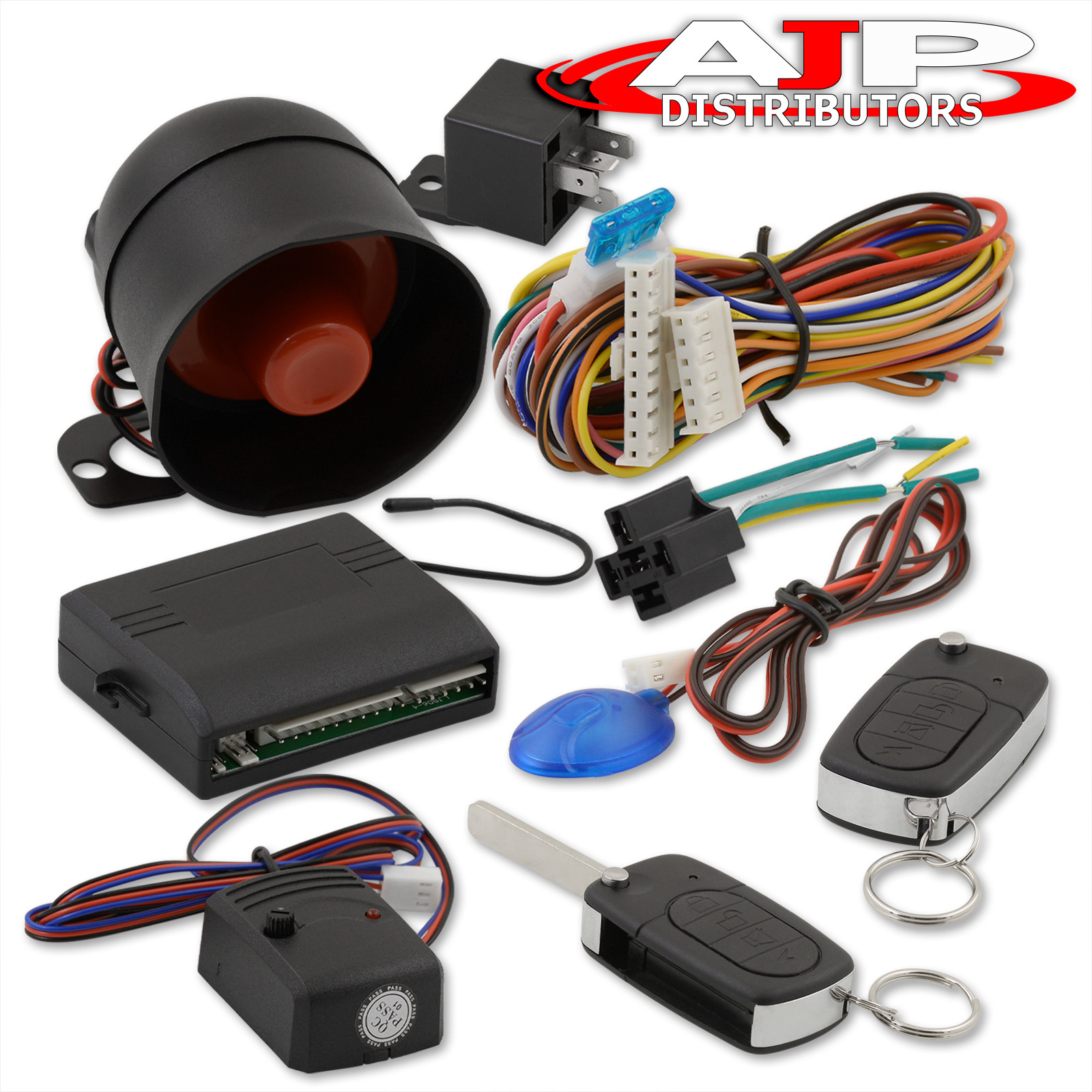 Jdm Car Alarm Security System Remote Transmitters With Flip Keys For Mitsubishi