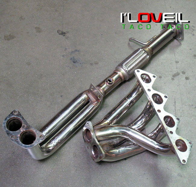 90 91 92 93 HONDA ACCORD DX LX EX 2.2L 421 2PC STAINLESS STEEL